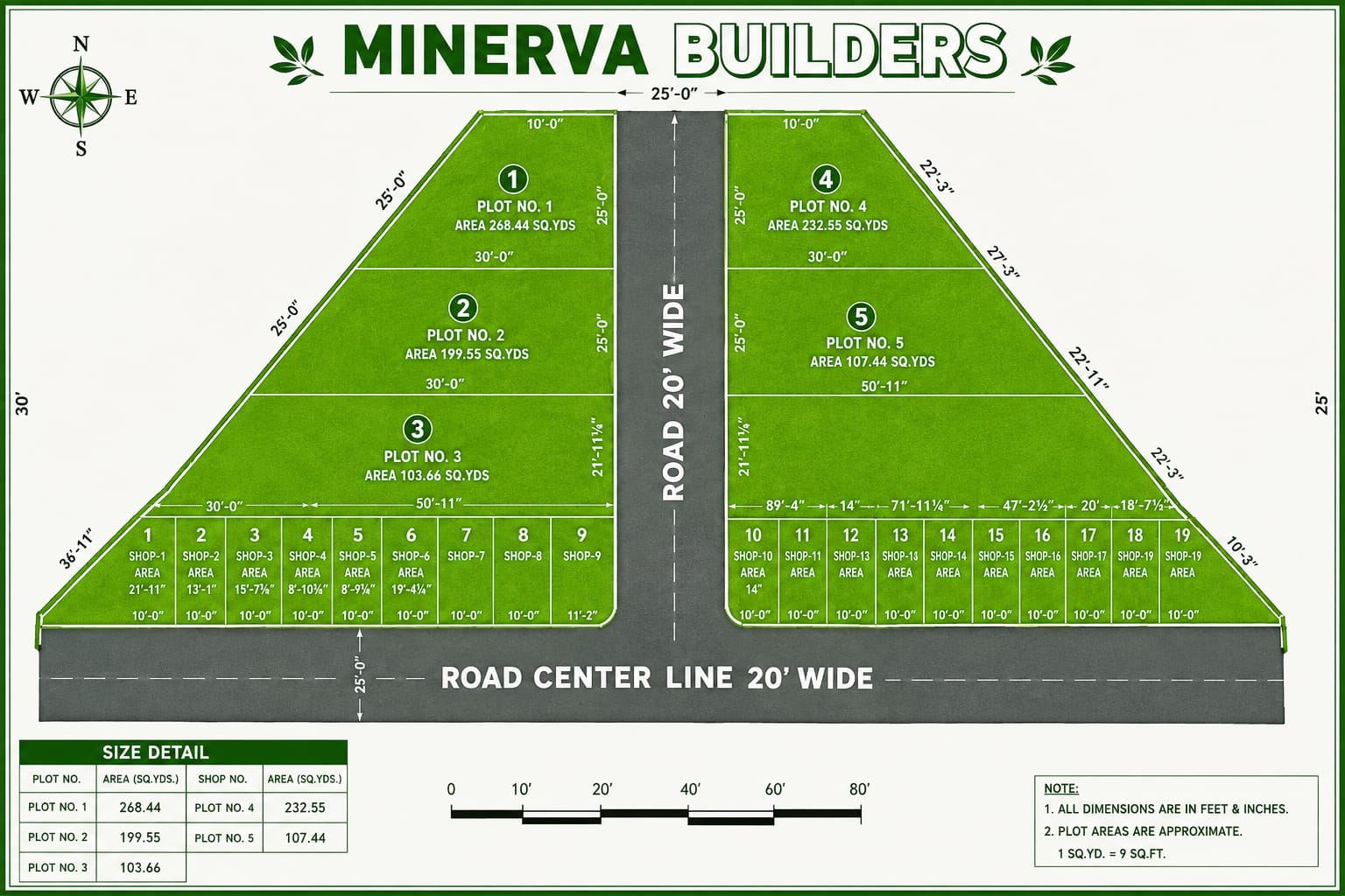Minerva Builders Layout